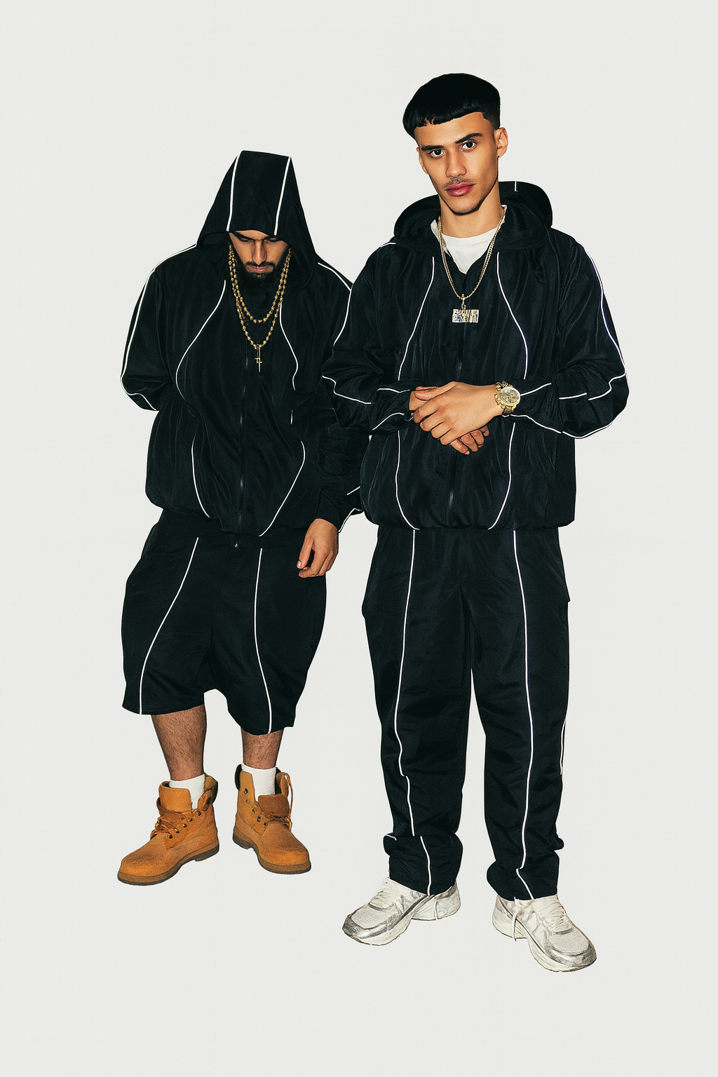 New Passos Black Reflective Tracksuit