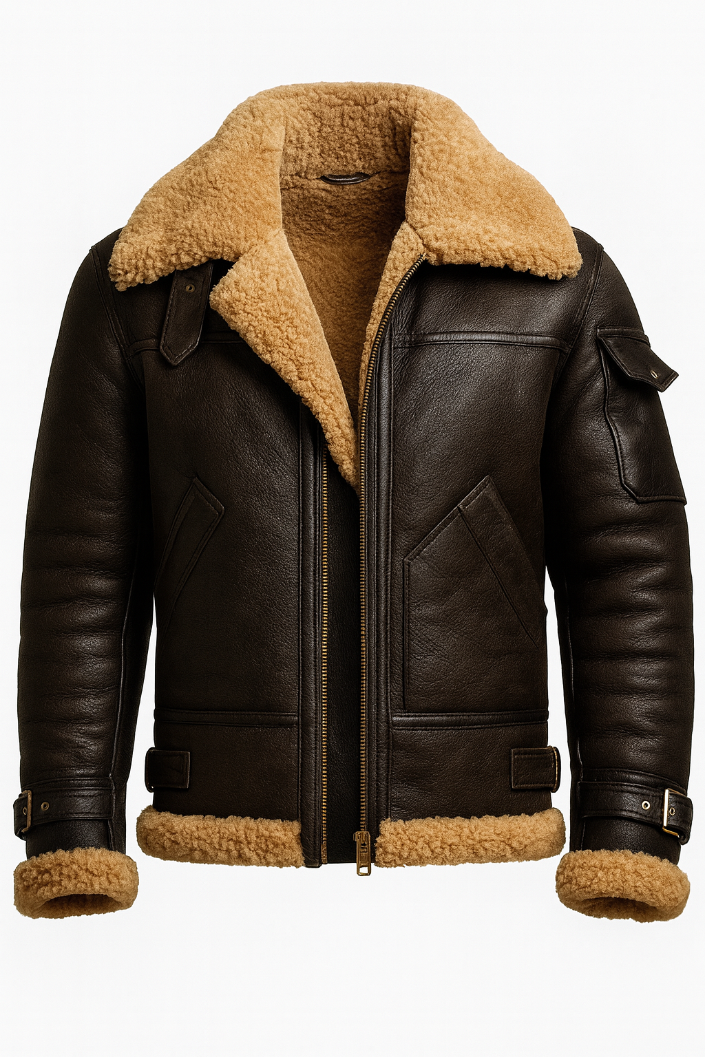 New Passos Shearling Aviator Jacket – Limited Edition