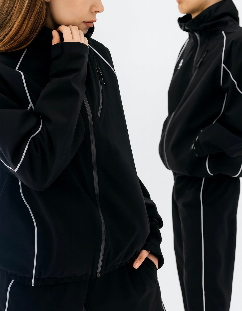 New Passos Black Reflective Tracksuit